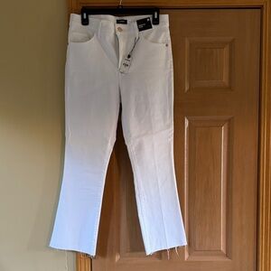 Express Women's White Flare Jeans
